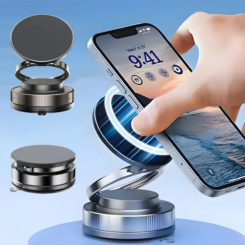 Foldable Magnetic Car Phone Holder – Easy & Secure