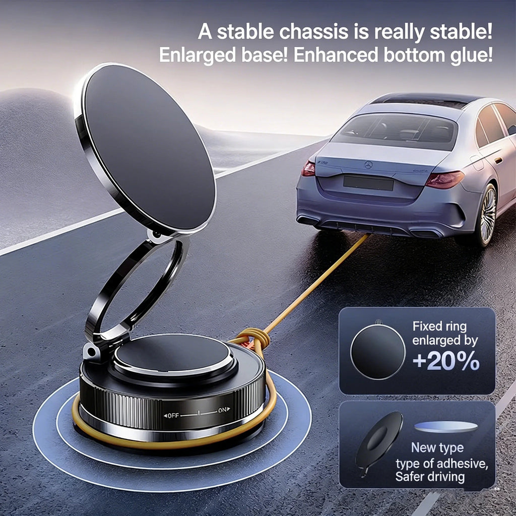 Foldable Magnetic Car Phone Holder – Easy & Secure